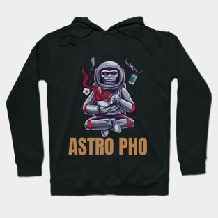 astronaut eating pho sho Hoodie